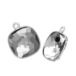 4483/J MM 12 Swarovski Cushion - oprawa - Rhodium