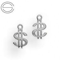 CHAP-65 DOLAR do podwieszania Srebro 925 RODOWANE
