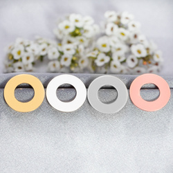 SZT-707 Silver earrings PANSY FLOWER - SILVER 925