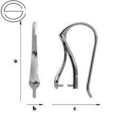 BO-03 Bigle otwarte do Swarovskiego Srebro 925 /gram