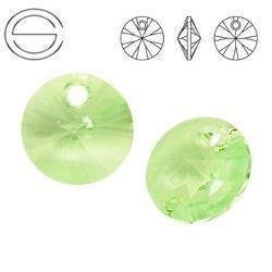 6428 MM 8 Swarovski XILION Disc CHRYSOLITE