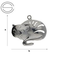 CHA-111 KOT Element do podwieszania Srebro 925