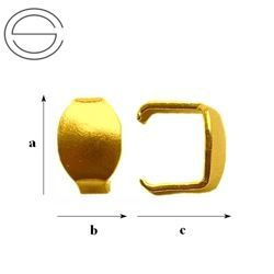LDBZ-1 Łącznik do bransoletek Srebro 925 POZŁACANE