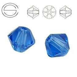 PRECIOSA 451-69-302 Rondelle Maxima MM 4 SAPPHIRE 10 pcs.