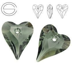 6240 MM 12 Swarovski Wild Heart BLACK DIAMOND