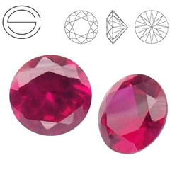 RD II MM 12 Cyrkonia - Corundum RUBY