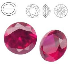 RD II MM 5 Cyrkonia - Corundum RUBY