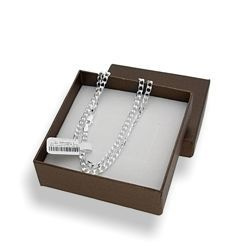 Srebrny łańcuszek PANCERKA 10L100 - SREBRO pr. 925