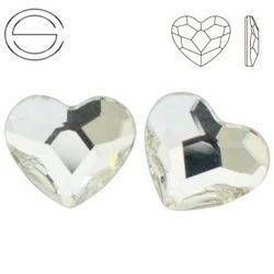 2808 MM 10 Swarovski Heart FB CRYSTAL F
