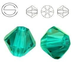 5328 MM 6 Swarovski XILION Bicone BLUE ZIRCON