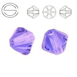 5328 MM 6 Swarovski XILION Bicone TANZANITE