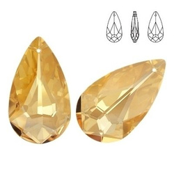 6100 MM 34 Swarovski Teardrop GOLDEN SHADOW GSHA