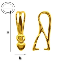 KWZ-45 Krawatka do Swarovski Srebro 925 POZŁACANE