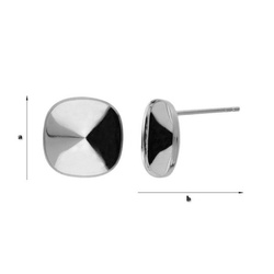 GWP-85/12 STUD EARRING FOR 4470 SILVER 925 RHODIUM