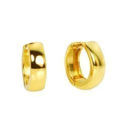 KLKz-10 Silver earrings - WHEELS - gold plated