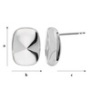 GW-100/14 STUD EARRING FOR 4568 SILVER 925