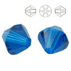 5328 MM 8 Swarovski XILION Bicone CAPRI BLUE