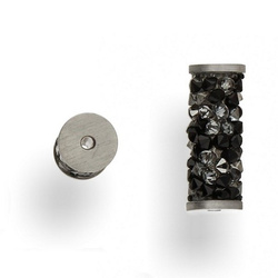 5950 MM 15 Swarovski Fine Rocks Tube CRYSTAL METSI
