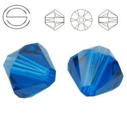 5328 MM 3 Swarovski XILION Bicone CAPRI BLUE