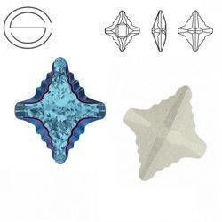 4927 MM 19 Swarovski Rhombus Tribe AQUA METBL F