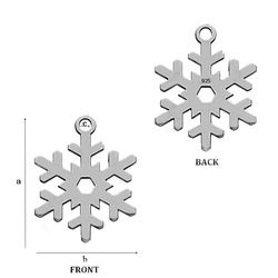 CL-406 HEART Pendant 13,5 x 15,0 mm Sterling Silver 925