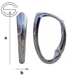 SV-07 Leverbacks Silver 925