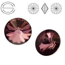 1122 MM 14 Swarovski Rivoli ANTIQUE PINK ANTP F
