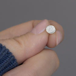 SZTP-762 Kolczyki ORZECH WŁOSK Srebro 925 RODOWANE