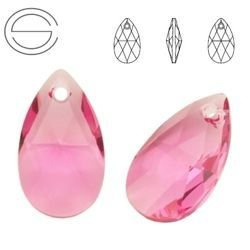 6106 MM 22 Swarovski Pear-shaped ROSE