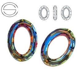 4137 MM 22 Swarovski Cosmic Oval VOLCANO VOL