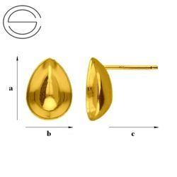 GWZ-88/8 Sztyfty do 4320 Pear Srebro 925 POZŁACANE
