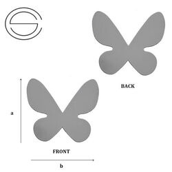 CL-461A/K BUTTERFLY Pendant 14,5 mm Sterling Silver 925