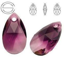 6106 MM 22 Swarovski Pear-shaped AMETHYST BLEND