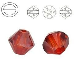 5328 MM 8 Swarovski XILION Bicone RED MAGMA REDM