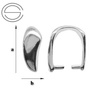 KW-7 Silver 925 Bail for Crystals from SWAROVSKI
