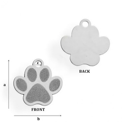 CL-315 PAW Pendant 9,7 x 10,0 mm Sterling Silver 925