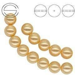 5810 MM 8 Swarovski LIGHT GOLD PEARL (LGPRL)