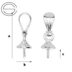 BBA-1 Ohrhaken haken ohrringe Silber 925