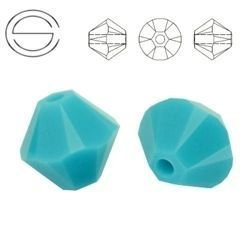 5328 MM 6 Swarovski XILION Bicone TURQUOISE