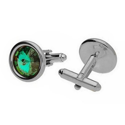 MTP-73/12 Cufflinks base Silver 925  RHODIUM PLATED