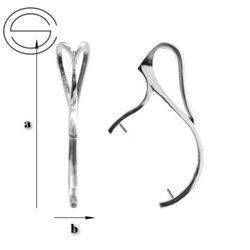 KW-31 Krawatka do Swarovskiego Srebro 925