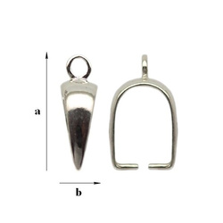 KKP-2 Bail 925 silver RHODIUM