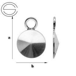 KK-9 Krawatka do wklejania Rivoli 1122 SS 39 (8mm) Srebro 925 /gram