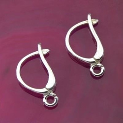BK-31 Snap Earrings Silver 925