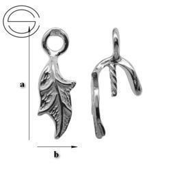 KK-4 Krawatka do wklejania pereł lub kamieni Srebro 925 /gram