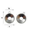 KKB-12 Krawatka do wklejania rivoli 1122 12mm Srebro 925 /gram