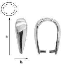 KW-02 Krawatka do Swarovskiego Srebro pr. 925