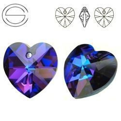 6228 MM 10 Swarovski Heart HELIOTROPE HEL