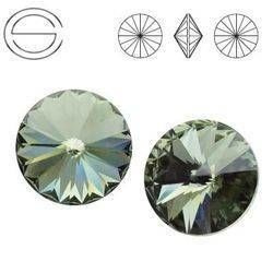 1122 MM 14 Swarovski Rivoli BLACK DIAMOND F