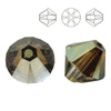 5328 MM 4 Swarovski XILION Bicone BRONZE SHADE